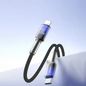 Kup Kabel Joyroom S-A42 Crystal-Clear Series 30W USB-C / Lightning 1.2m czarny - JYR1129 - {ean13} - Sklep Home Screen