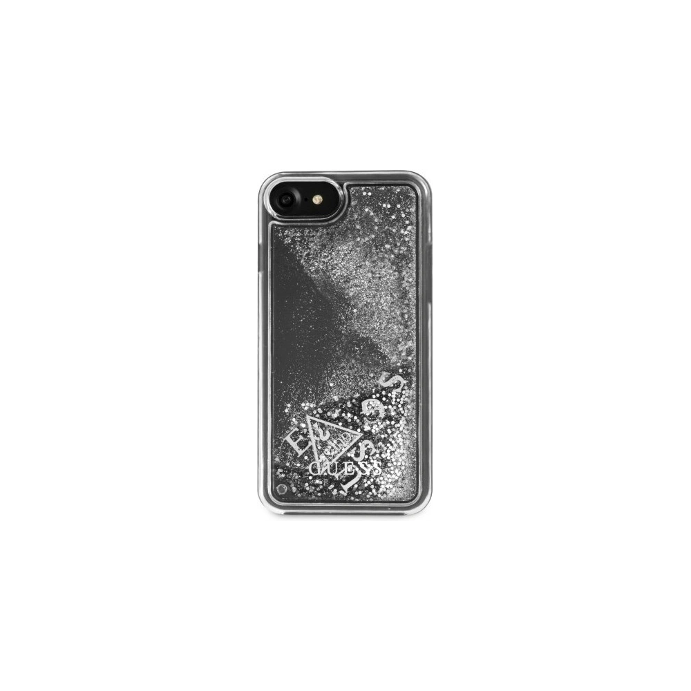 Etui Guess GUHCI8GLUFLSI Apple iPhone SE 2022/SE 2020/8/7 silver/srebrny hard case Glitter Liquid