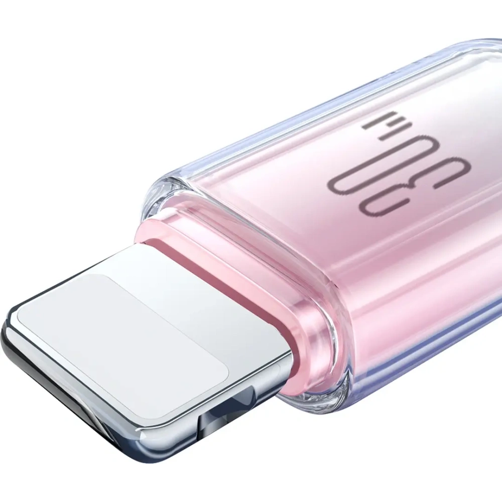 Kabel Joyroom S-A42 Crystal-Clear Series 30W USB-C / Lightning 1.2m biały