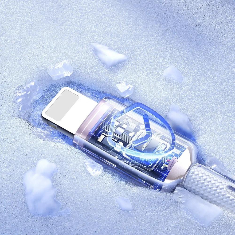 Kabel Joyroom S-A42 Crystal-Clear Series 30W USB-C / Lightning 1.2m biały