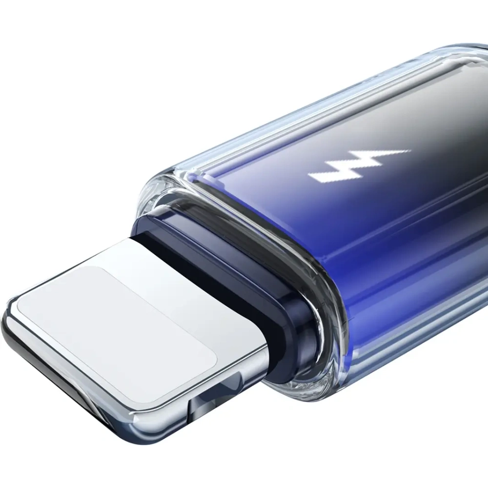 Kabel Joyroom S-A42 Crystal-Clear Series 3A USB-A / Lightning 1.2m czarny