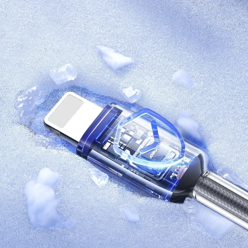 Kup Kabel Joyroom S-A42 Crystal-Clear Series 3A USB-A / Lightning 1.2m černý - JYR1131 - {ean13} - Sklep Home Screen