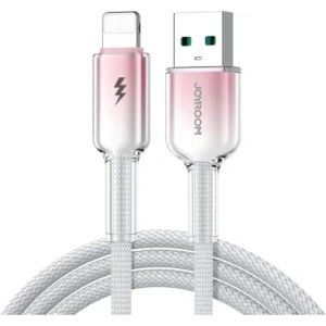 Kup Kabel Joyroom S-A42 Crystal-Clear Series 3A USB-A / Lightning 1.2m bílý - JYR1132 - {ean13} - Sklep Home Screen