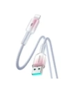 Kup Joyroom S-A42 Crystal-Clear sorozat 3A USB-A / Lightning kábel 1.2m fehér - JYR1132 - {ean13} - Sklep Home Screen