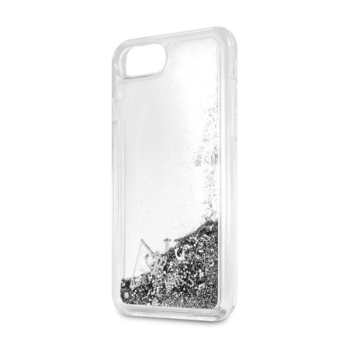 Buy Guess GUHCI8GLUFLSI Apple iPhone SE 2022/SE 2020/8/7 silver hard case Glitter Liquid - GUE417SLV - {ean13} - Home Screen Store Europe