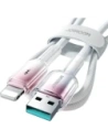 Buy Joyroom S-A42 Crystal-Clear Series 3A USB-A / Lightning cable 1.2m white - JYR1132 - {ean13} - Home Screen Store Europe