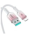 Kup Joyroom S-A42 Crystal-Clear sorozat 3A USB-A / Lightning kábel 1.2m fehér - JYR1132 - {ean13} - Sklep Home Screen