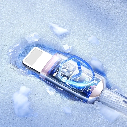 Kup Joyroom S-A42 Crystal-Clear Serie 3A USB-A / Lightning-Kabel 1.2m weiß - JYR1132 - {ean13} - Sklep Home Screen