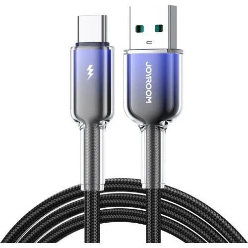 Kup Joyroom S-A42 Crystal-Clear Serie 3A USB-A / USB-C Kabel 1.2m schwarz - JYR1133 - {ean13} - Sklep Home Screen