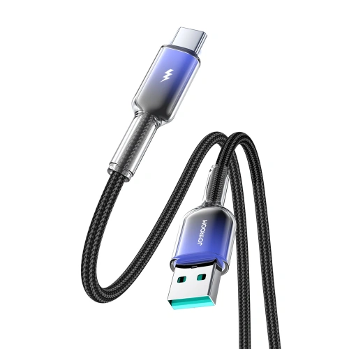 Kup Kabel Joyroom S-A42 Crystal-Clear Series 3A USB-A / USB-C 1.2m černý - JYR1133 - {ean13} - Sklep Home Screen