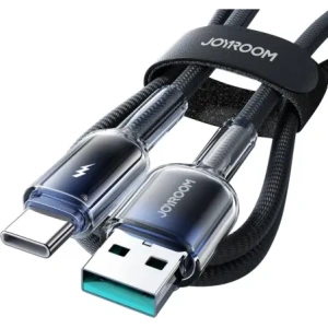 Kup Kabel Joyroom S-A42 Crystal-Clear Series 3A USB-A / USB-C 1.2m czarny - JYR1133 - {ean13} - Sklep Home Screen