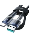 Kup Kabel Joyroom S-A42 Crystal-Clear Series 3A USB-A / USB-C 1.2m černý - JYR1133 - {ean13} - Sklep Home Screen