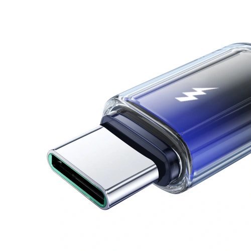 Kup Joyroom S-A42 Kristálytiszta Sorozat 3A USB-A / USB-C kábel 1.2m fekete - JYR1133 - {ean13} - Sklep Home Screen