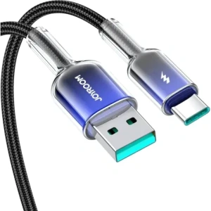 Kup Kabel Joyroom S-A42 Crystal-Clear Series 3A USB-A / USB-C 1.2m czarny - JYR1133 - {ean13} - Sklep Home Screen