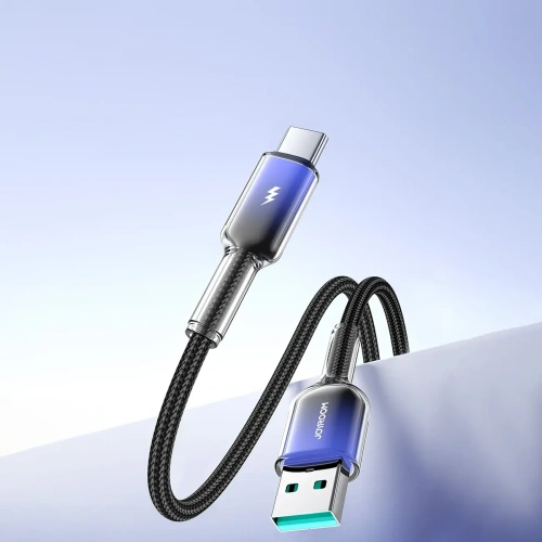 Kup Kabel Joyroom S-A42 Crystal-Clear Series 3A USB-A / USB-C 1.2m černý - JYR1133 - {ean13} - Sklep Home Screen