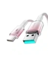 Kup Joyroom S-A42 Seria Crystal-Clear cablu 3A USB-A / USB-C 1.2m alb - JYR1134 - {ean13} - Sklep Home Screen