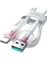 Kup Joyroom S-A42 Crystal-Clear sorozat 3A USB-A / USB-C kábel 1.2m fehér - JYR1134 - {ean13} - Sklep Home Screen