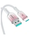 Kup Joyroom S-A42 Crystal-Clear sorozat 3A USB-A / USB-C kábel 1.2m fehér - JYR1134 - {ean13} - Sklep Home Screen