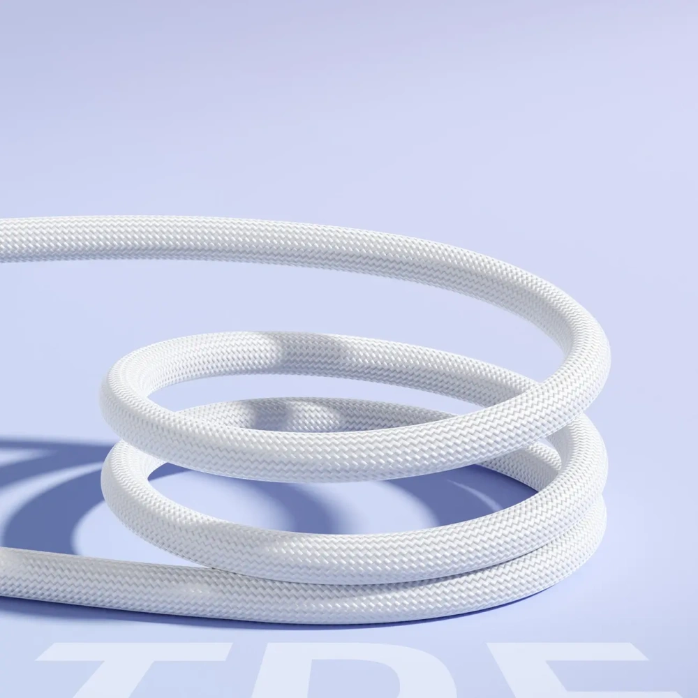 Kabel Joyroom S-A42 Crystal-Clear Series 3A USB-A / USB-C 1.2m biały