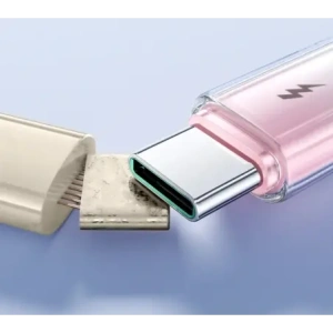 Kup Kabel Joyroom S-A42 Crystal-Clear Series 3A USB-A / USB-C 1.2m bílý - JYR1134 - {ean13} - Sklep Home Screen