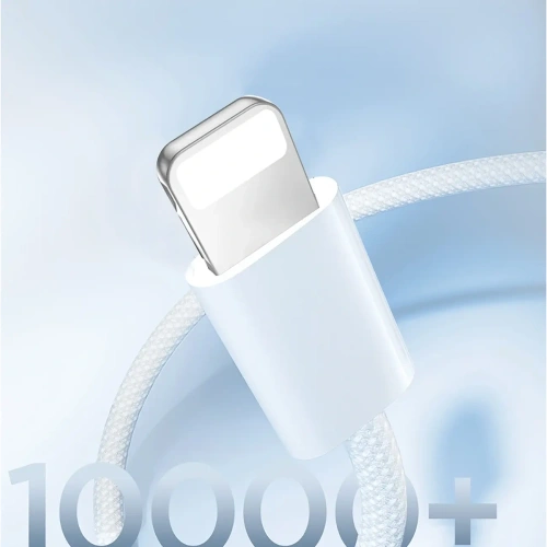 Kup Joyroom S-A45 Ben Series cablu împletit USB-C / Lightning 30W 1m alb - JYR1135 - {ean13} - Sklep Home Screen