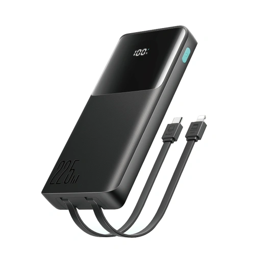 Kup Powerbanka Joyroom JR-PBF19 22.5W 10000mAh + vestavěné kabely USB-C, Lightning černá - JYR1136 - {ean13} - Sklep Home Screen