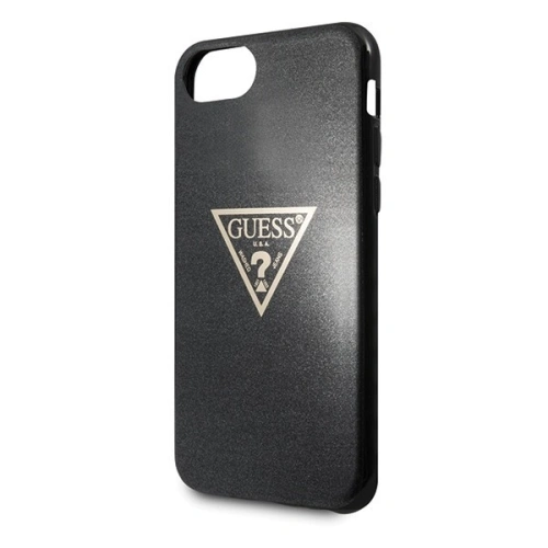Kup Etui Guess GUHCI8SGTLBK Apple iPhone SE 2022/SE 2020/8/7 negru/black hard case Glitter Triangle - GUE418BLK - {ean13} - Sklep Home Screen
