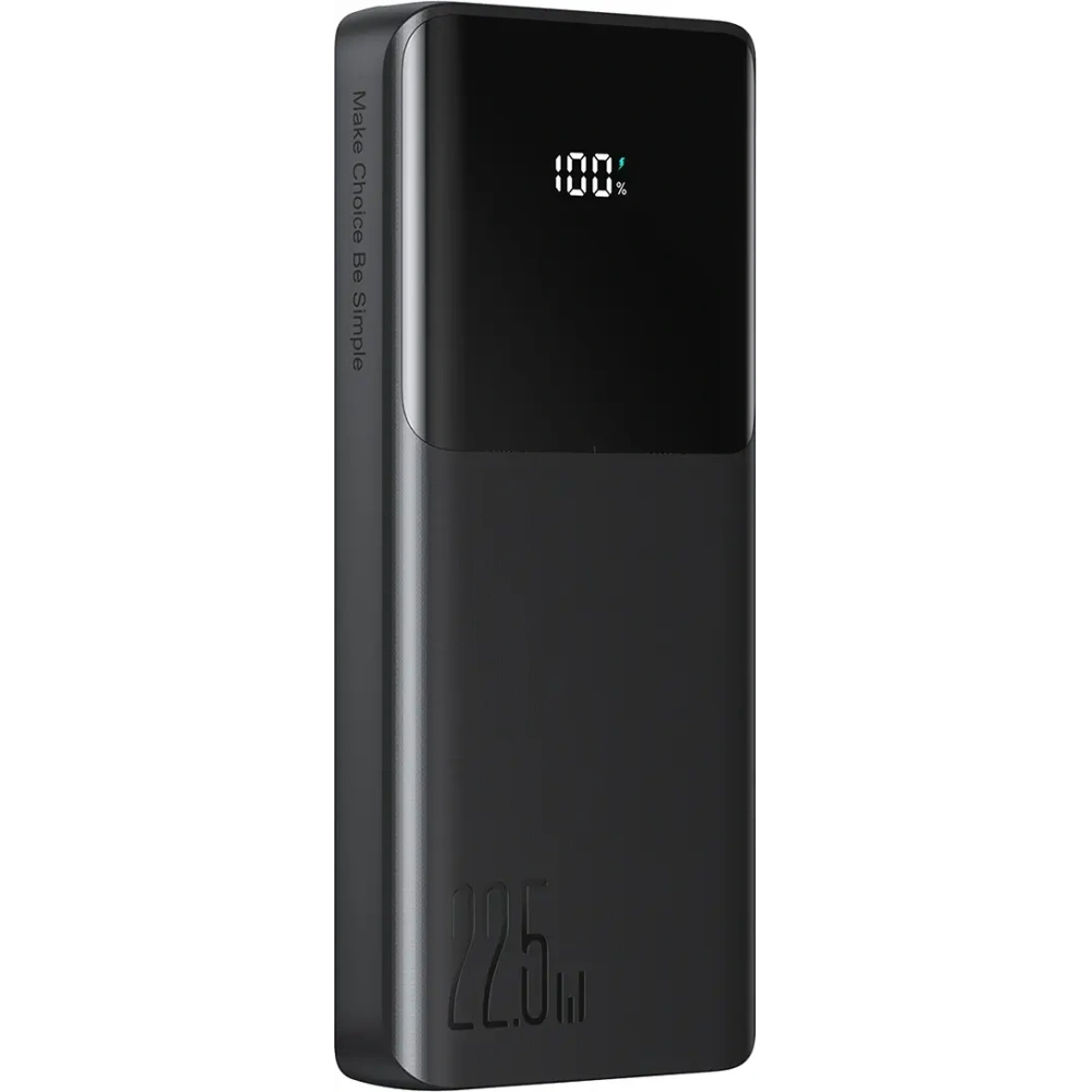 Powerbank Joyroom JR-PBF19 22.5W 10000mAh + wbudowane kable USB-C, Lightning czarny