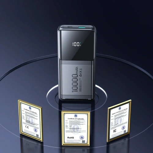 Kup Powerbanka Joyroom JR-PBF19 22.5W 10000mAh + vestavěné kabely USB-C, Lightning černá - JYR1136 - {ean13} - Sklep Home Screen