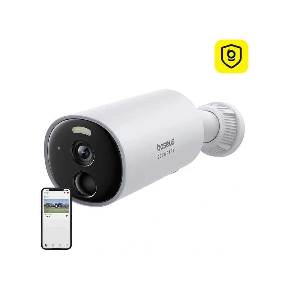 Kamera zewnętrzna Baseus B1 2K (Biała)