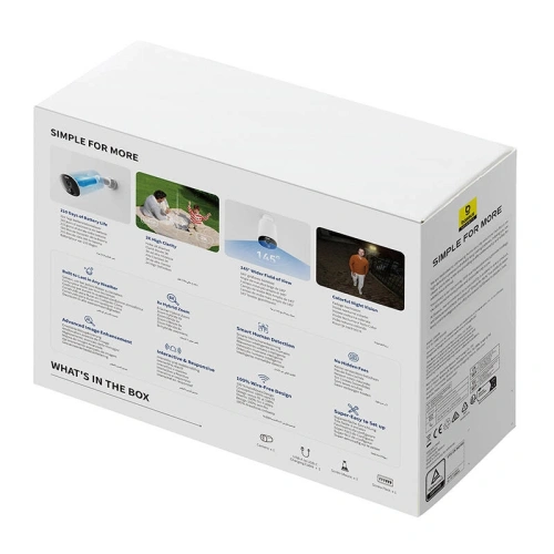 Buy Baseus B1 2K Outdoor Camera (White) - BSU8894 - {ean13} - Home Screen Store Europe