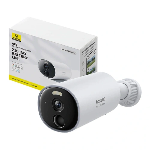 Buy Baseus B1 2K Outdoor Camera (White) - BSU8894 - {ean13} - Home Screen Store Europe