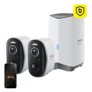 Buy Baseus N1 2K Outdoor camera set of 2 (White) - BSU8895 - {ean13} - Home Screen Store Europe