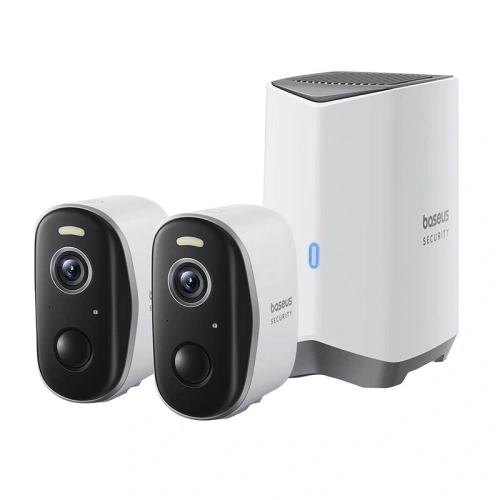 Buy Baseus N1 2K Outdoor camera set of 2 (White) - BSU8895 - {ean13} - Home Screen Store Europe