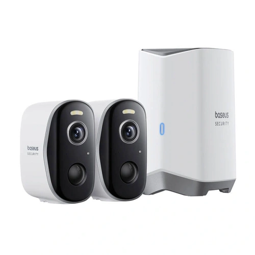 Buy Baseus N1 2K Outdoor camera set of 2 (White) - BSU8895 - {ean13} - Home Screen Store Europe