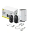 Buy Baseus N1 2K Outdoor camera set of 2 (White) - BSU8895 - {ean13} - Home Screen Store Europe