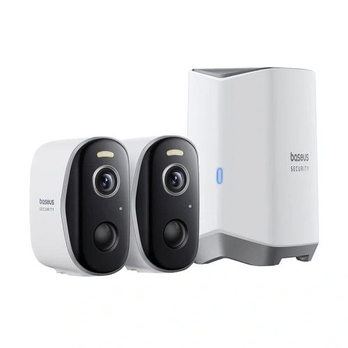 Kup Baseus Set de 2 camere exterioare N1 Plus 2K (Alb) - BSU8896 - {ean13} - Sklep Home Screen