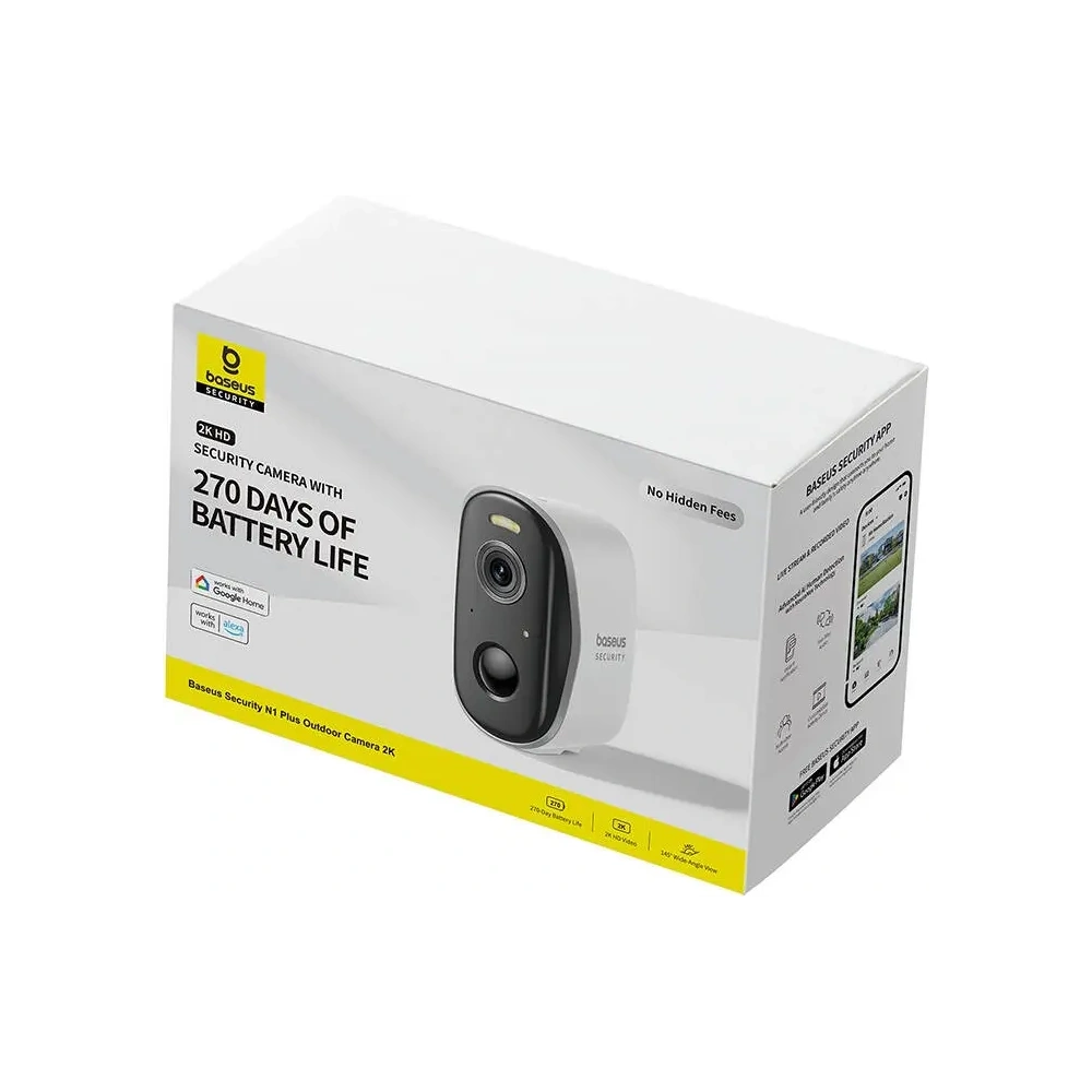 Kamera zewnętrzna Baseus N1 Plus (Biała)