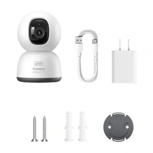 Buy Baseus P1 Lite 2K Indoor Camera (White) - BSU8899 - {ean13} - Home Screen Store Europe