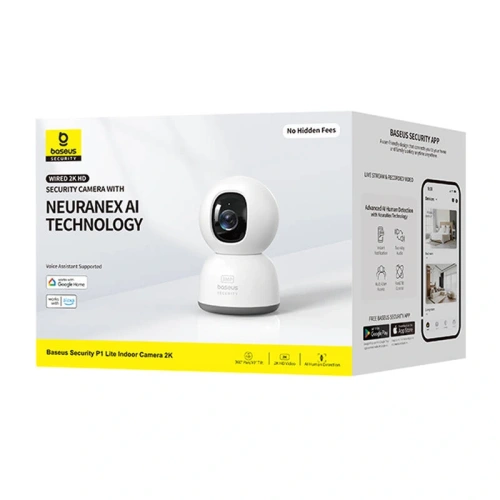 Buy Baseus P1 Lite 2K Indoor Camera (White) - BSU8899 - {ean13} - Home Screen Store Europe