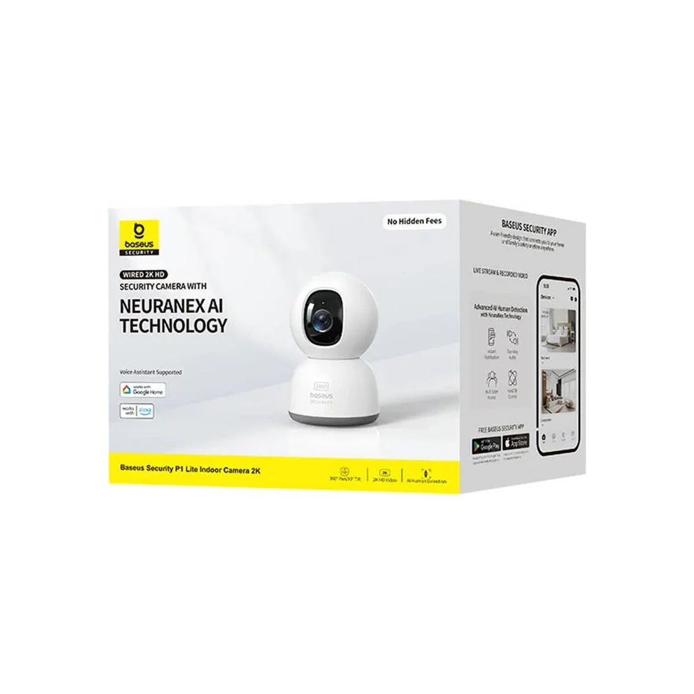 Kamera wewnętrzna Baseus P1 Lite 2K (Biała)