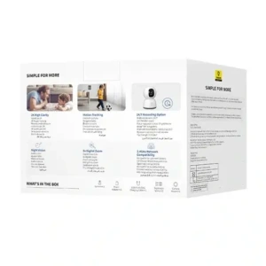 Buy Baseus P1 Lite 2K Indoor Camera (White) - BSU8899 - {ean13} - Home Screen Store Europe