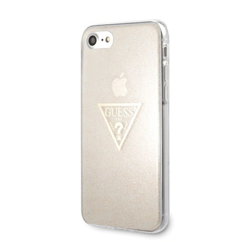 Kup Etui Guess GUHCI8SGTLGO Apple iPhone SE 2022/SE 2020/8/7 aurie/gold hard case Glitter Triangle - GUE419GLD - {ean13} - Sklep Home Screen