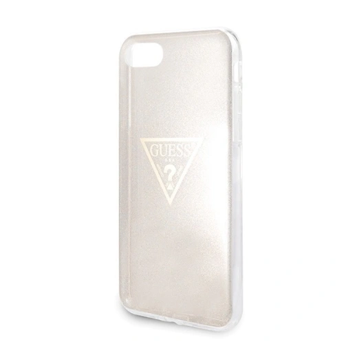 Kup Etui Guess GUHCI8SGTLGO Apple iPhone SE 2022/SE 2020/8/7 aurie/gold hard case Glitter Triangle - GUE419GLD - {ean13} - Sklep Home Screen