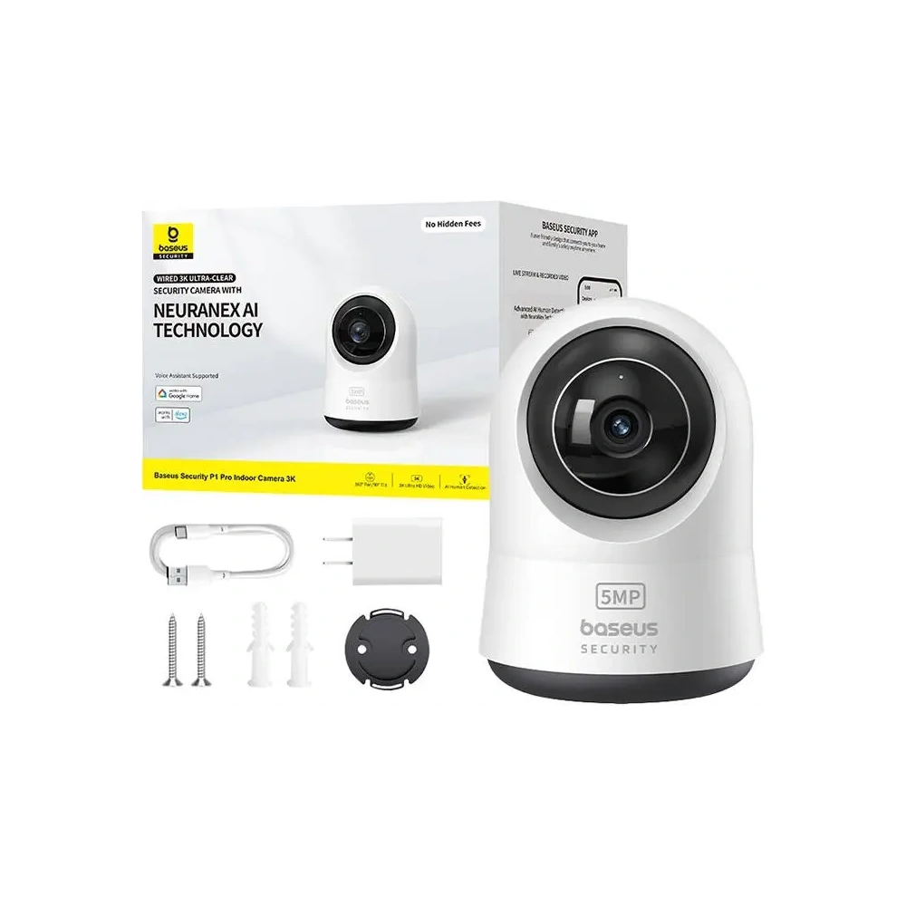 Kamera wewnętrzna Baseus P1 Pro 3K (Biała)