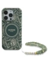 Buy Guess GUHMP16XHCPOFPA Apple iPhone 16 Pro Max hardcase IML Flowers Allover Electro With Pearl Strap MagSafe green - GUE4195 - {ean13} - Home Screen Store Europe