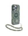Buy Guess GUHMP16XHCPOFPA Apple iPhone 16 Pro Max hardcase IML Flowers Allover Electro With Pearl Strap MagSafe green - GUE4195 - {ean13} - Home Screen Store Europe