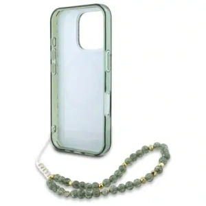 Kup Etui Guess GUHMP16XHCPOFPA Apple iPhone 16 Pro Max hardcase IML Flowers Allover Electro With Pearl Strap MagSafe zielony/green - GUE4195 - {ean13} - Sklep Home Screen