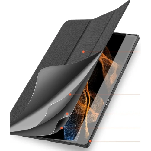 Kup Etui DUX DUCIS Domo Smart Sleep Samsung Galaxy Tab S8 Ultra / S9 Ultra czarny - DDS2015 - {ean13} - Sklep Home Screen