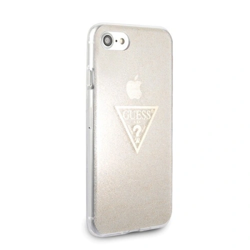 Kup Etui Guess GUHCI8SGTLGO Apple iPhone SE 2022/SE 2020/8/7 aurie/gold hard case Glitter Triangle - GUE419GLD - {ean13} - Sklep Home Screen
